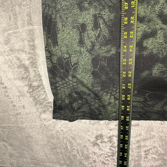 American FighterXBuckle Green Snake Skin Camo 3D Print Graphic T-shirt Size 2XL - Picture 4 of 5